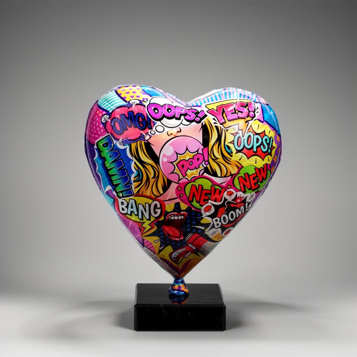 Dekorative Figur Herzförmiger Ballon – Bild 4