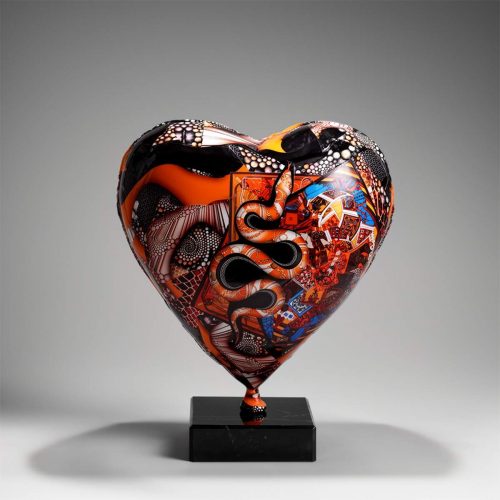 Dekorative Figur Herzförmiger Ballon