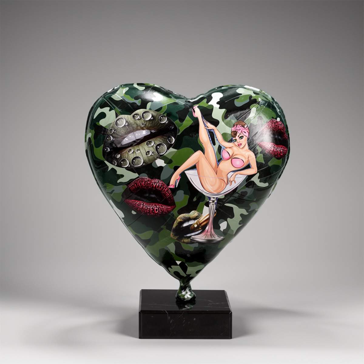Dekorative Figur Herzförmiger Ballon – Bild 8