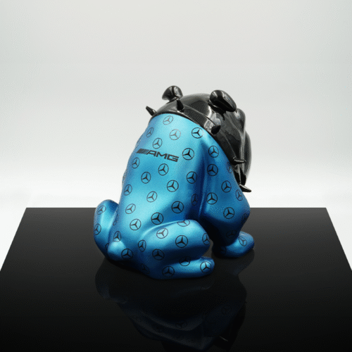 Exklusive Bulldogge-Figur Avella – Blau AMG