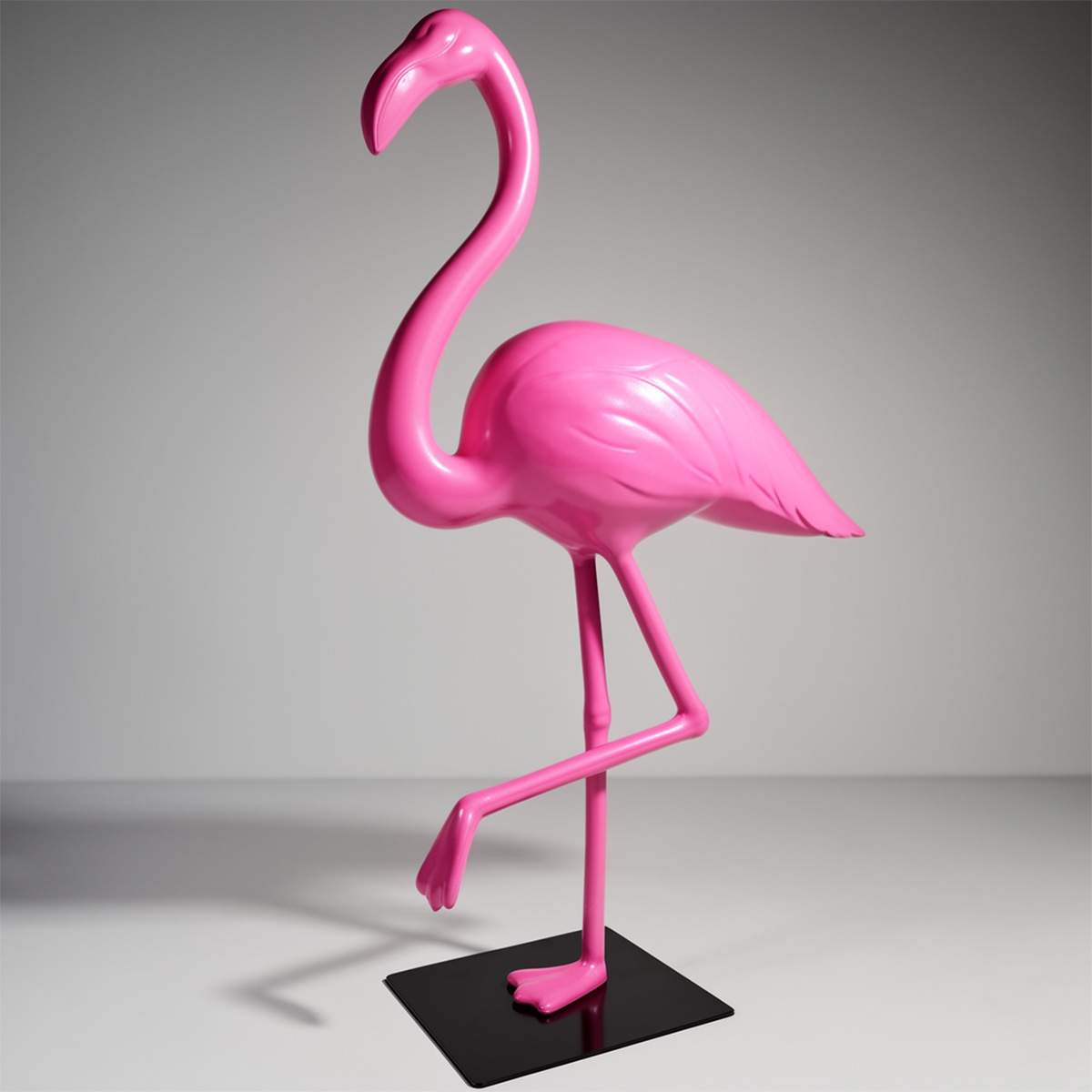 Dekorative Figur Großer 3D-Flamingo - Rosa – Bild 2