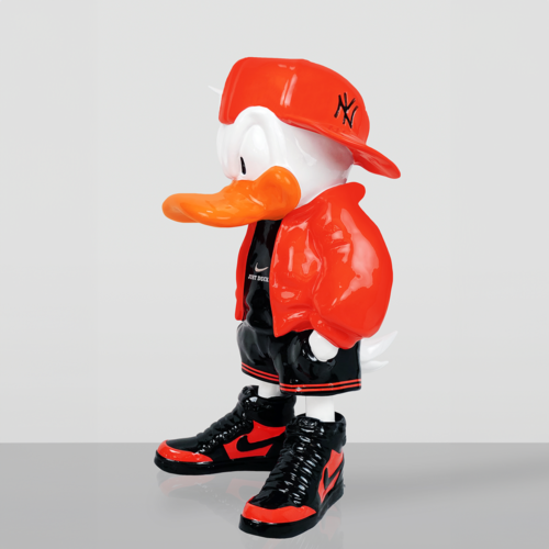 Große Bad-Boy-Ente Figur