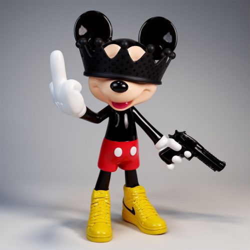 Dekorative Figur – Bad Boy Maus – Natur