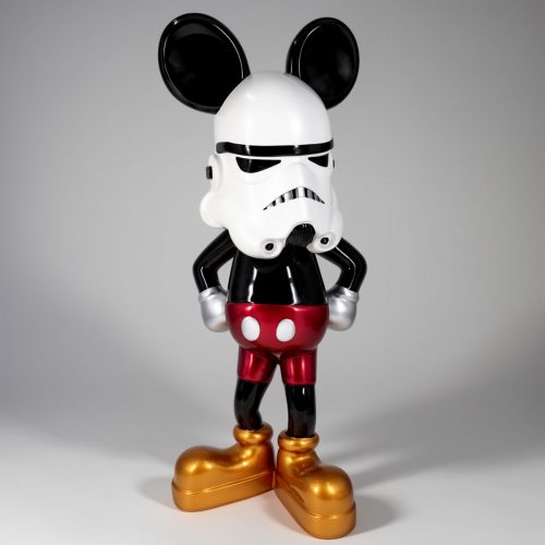 Dekorative Figur Weiße Maus Sturmtruppler