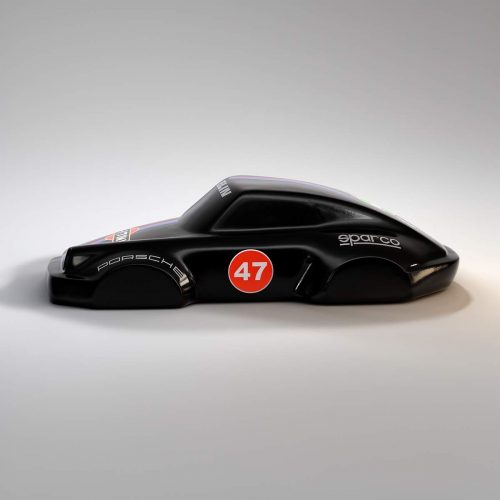 Auto-Modell 911 - Motiv 47 - Schwarzes Halbmodell