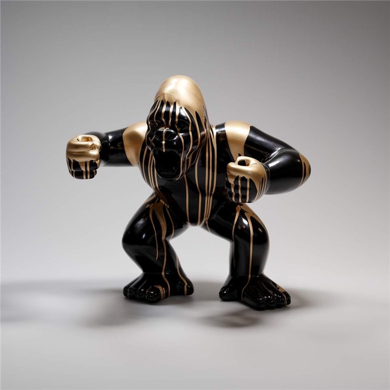 Schwarzer Gorilla L - Goldmüll