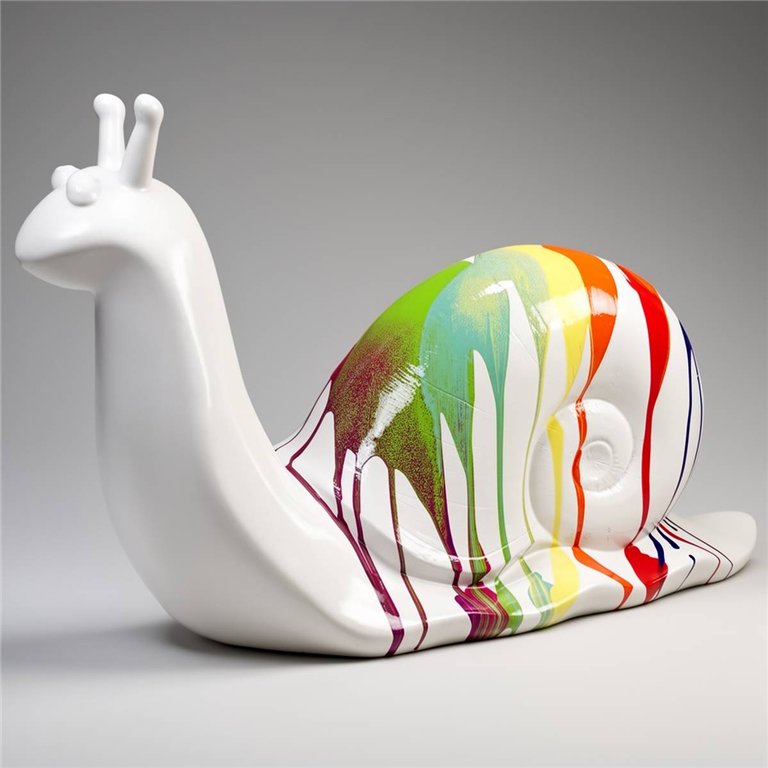 Dekorative Figur Großer Schnecke - Trash