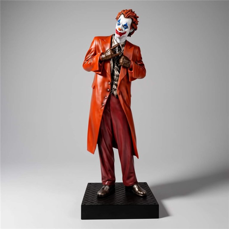 Dekorative Figur – Oranger Joker