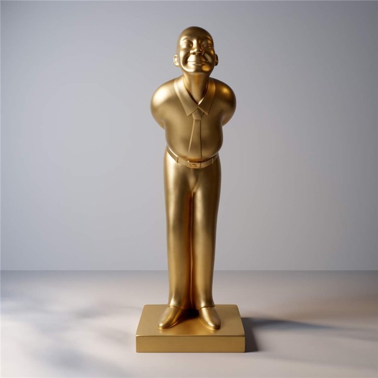 Decorative Figure – Welcome Guest Gold
