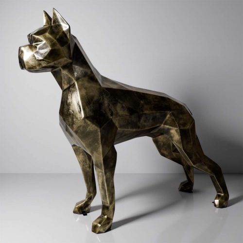 Einzigartige Origami-Figur - Großer Boxerhund