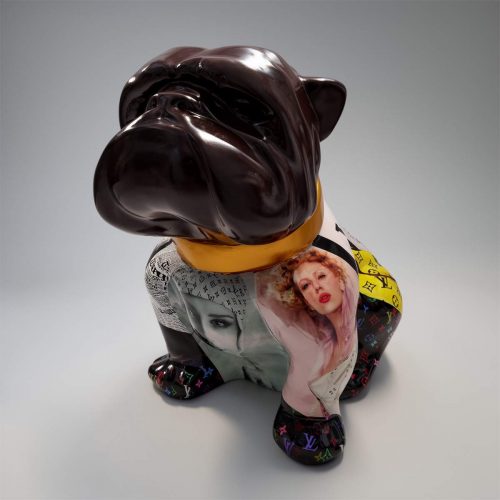 Bulldog Angelo 40cm Hund - L