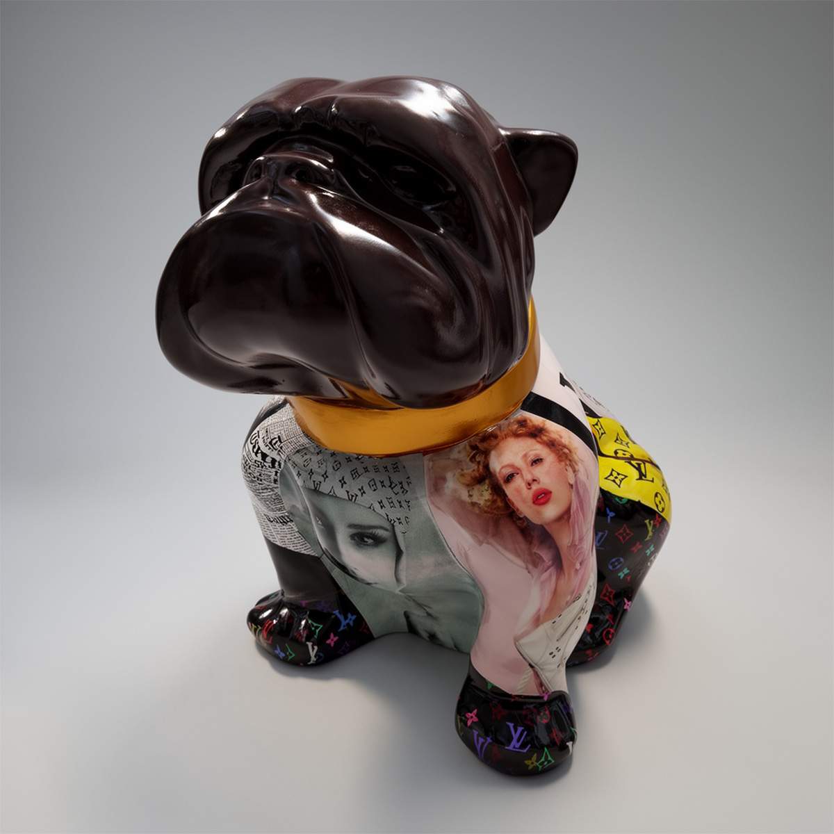 Dekorative Figur Bulldog Angelo LV