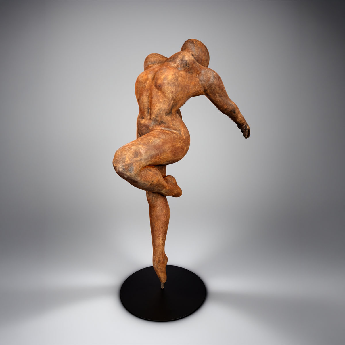 Dekorative Ballerina Figur Rost – Bild 3