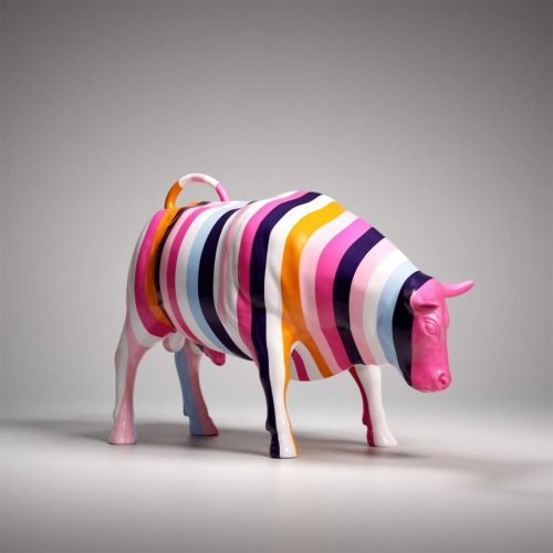Bulle Fiberglas Gestreift -Figuren