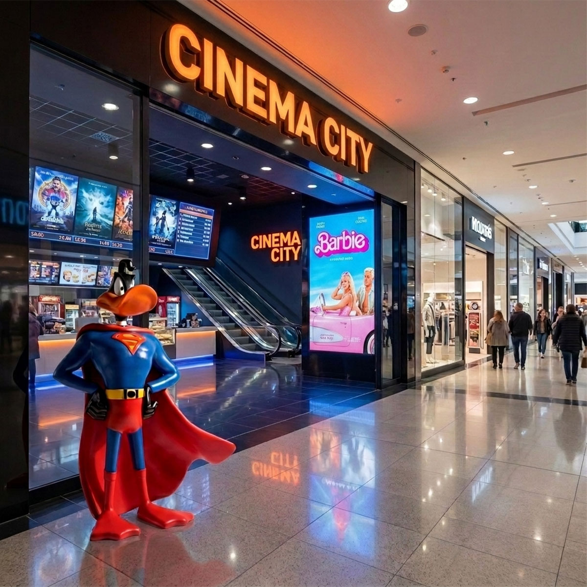 Dekorative Figur Daffy Superman – Bild 2