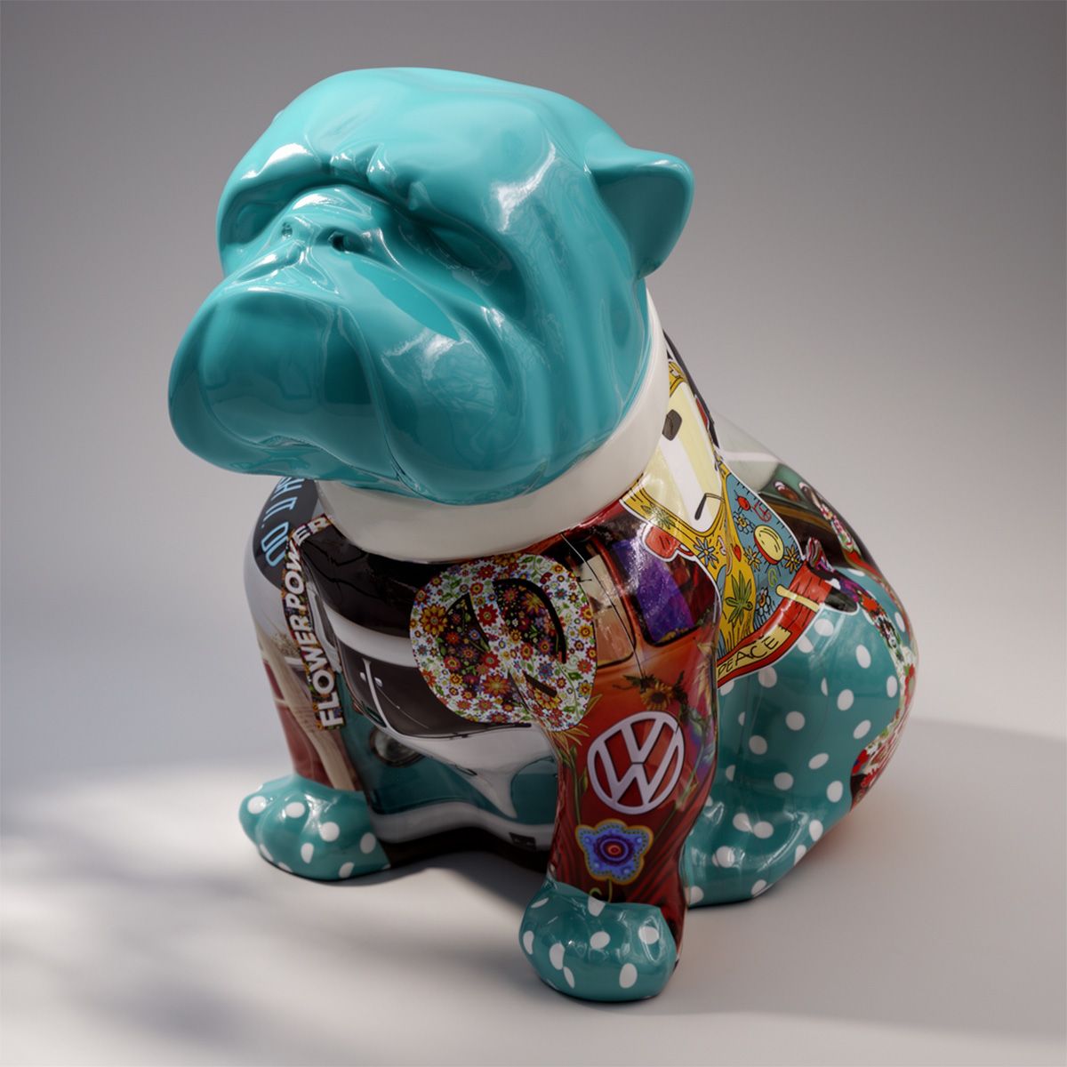 Dekorative Figur Bulldog Angelo Volkswagen