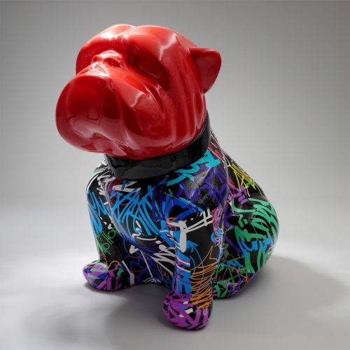 Bulldog Angelo 60 cm Hund - Spray